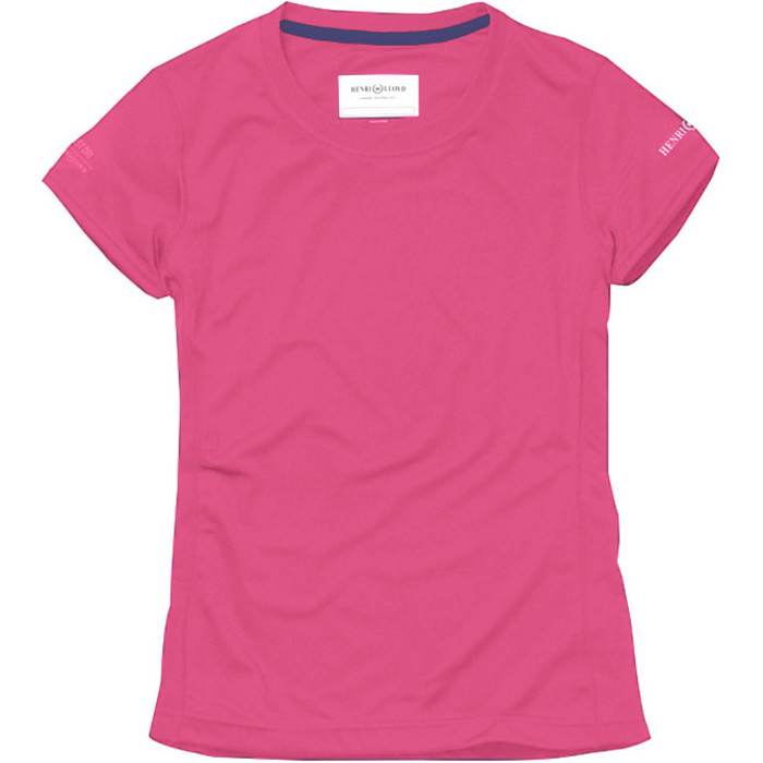Henri Lloyd Ladies Atmosphere T Shirt in CNY Pink Y30255 Y30244