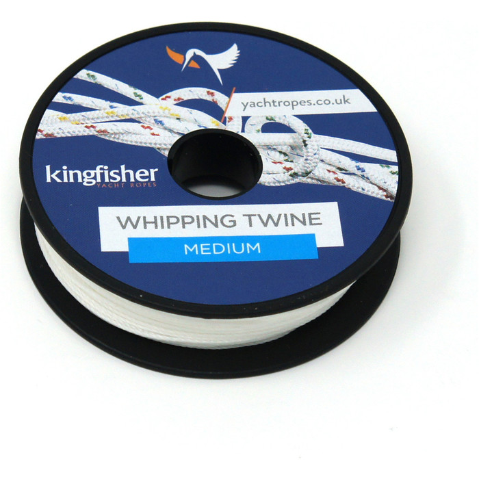 Kingfisher Twisted Whipping Twine White WTWB