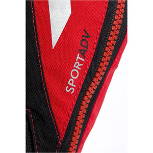 2019 Kru Sport 170N Manual Lifejacket with Harness Red LIF7340