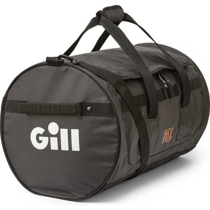 2024 Gill Tarp Barrel Bag 60L Black L083