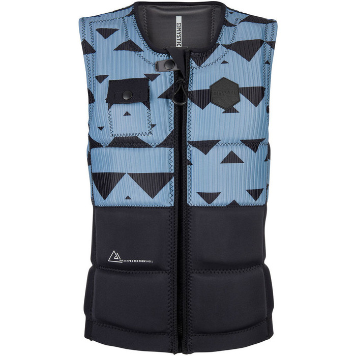 Mystic Magician Front Zip Wake Impact Vest Pewter 180150