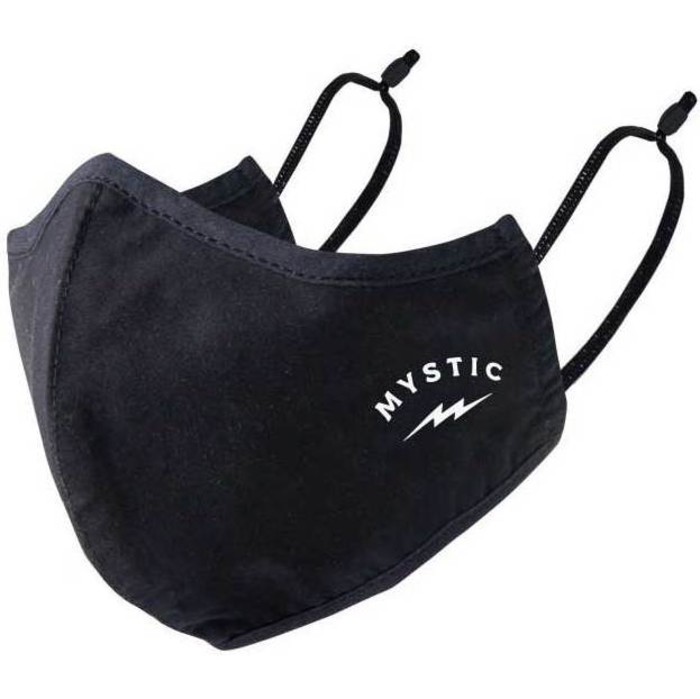 Mystic Brand Face Mask W /  Adjustable Ear Straps 210360 - Black 2