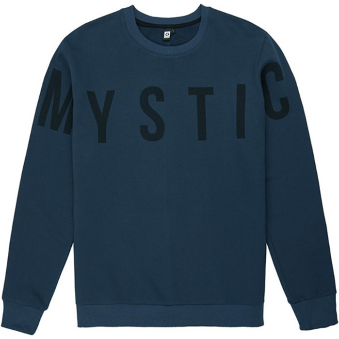 Mystic Mens Brand Crew Black Iris 190006
