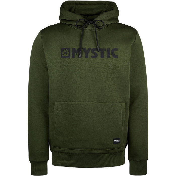 2019 Mystic Mens Brand Hooded Sweat 190035 - Moss