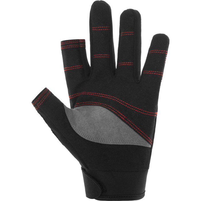 2024 Gill Pro Long Finger Sailing Gloves 7453 - Black - Sailing
