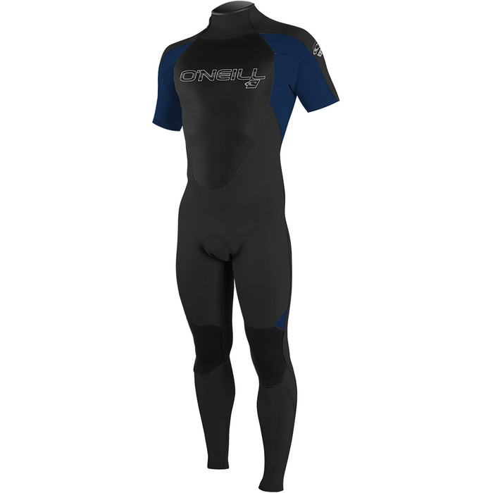 2021 O'Neill Epic 3/2mm Short Sleeve GBS Back Zip Wetsuit Black / Abyss 4732