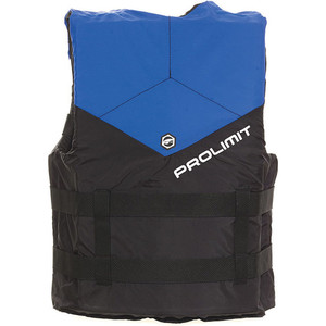 Prolimit 50N 3-Buckle Impact Ski Vest Black / Blue 53260