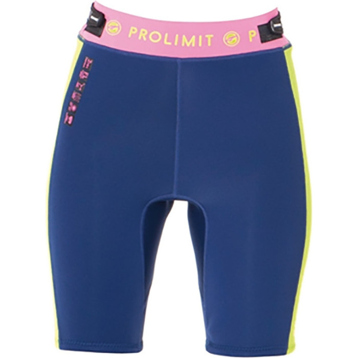 Prolimit Womens SUP 2mm Neoprene Shorts Blue / Pink 64770