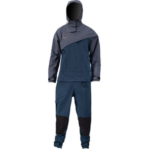 2024 Prolimit Mens Nordic Front Zip Hooded Drysuit 10000 - Steel Blue / Indigo
