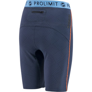 2020 Prolimit Womens 2mm Airmax Neoprene SUP Shorts 84780 - Slate Black / Blue / Orange