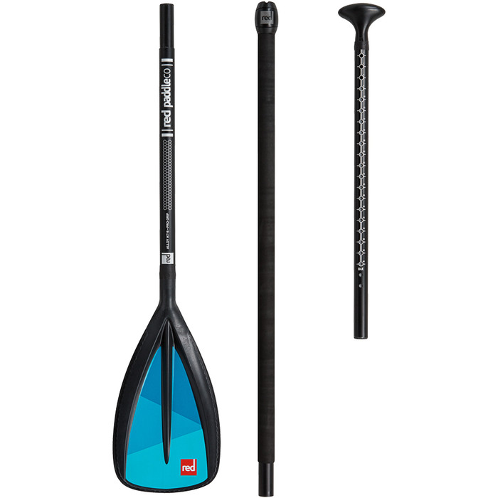 Red Paddle Co Alloy Vario Adjustable 3-Piece SUP Paddle Black 180CM-220CM