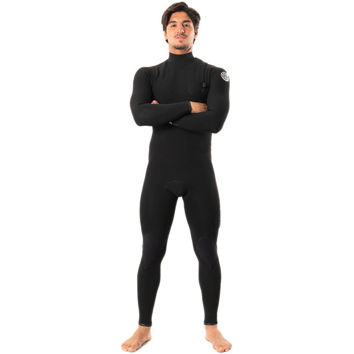 2023 Rip Curl Mens E-Bomb Ltd Edition 4/3mm Zip Free Wetsuit WSMYBE - Black