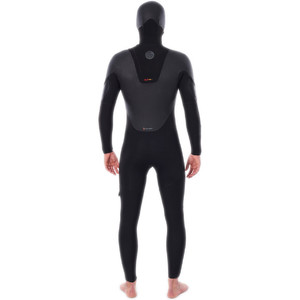 2020 Rip Curl Mens Flashbomb Heatseeker 5/4mm Zip Free Hooded Wetsuit WSTYWF - Black