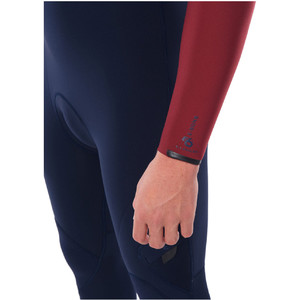 2021 Rip Curl Mens E-Bomb 3/2mm Zip Free Wetsuit WSMYVE - Navy / Red