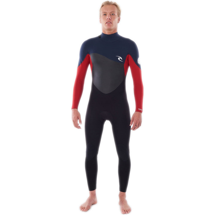 2021 Rip Curl Mens Omega 3/2mm GBS Back Zip Wetsuit WSM8LM - Slate