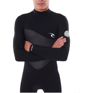 2021 Rip Curl Mens Omega 3/2mm GBS Back Zip Wetsuit BLACK WSM8LM
