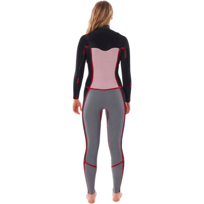 2022 Rip Curl Womens Dawn Patrol Warmth 3/2mm Chest Zip Wetsuit WSM9OW - Charcoal