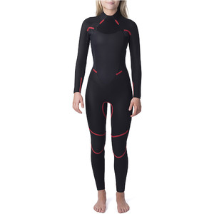 2020 Rip Curl Womens Omega 4/3mm Back Zip Wetsuit in Black WSM4CW