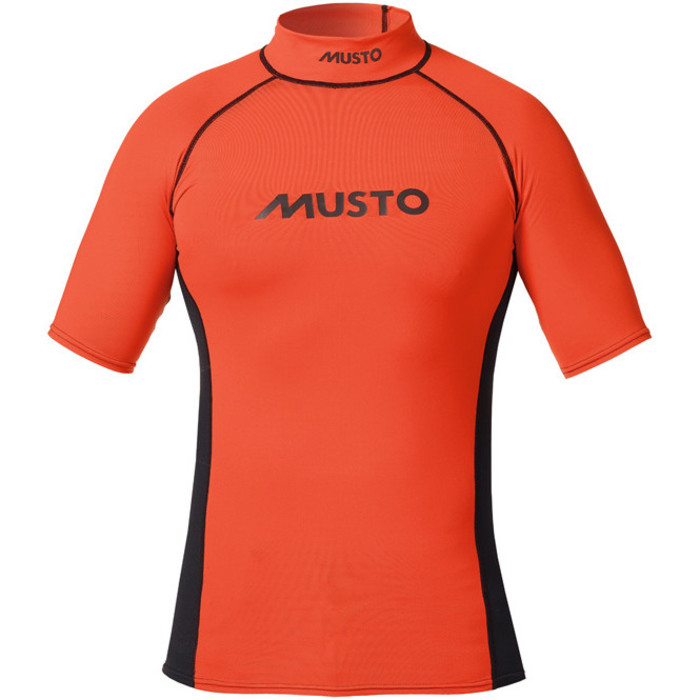 Musto Short Sleeved UV Vest Fire Orange SO1072