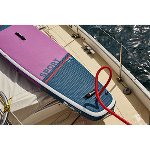 Red Paddle Co 11'3 Sport Stand Up Paddle Board, Bag, Pump, Paddle & Leash - Hybrid Tough Purple Package