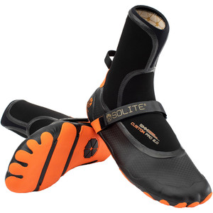 2022 Solite Custom Pro 2.0 5mm Wetsuit Boots 21002 - Orange / Black