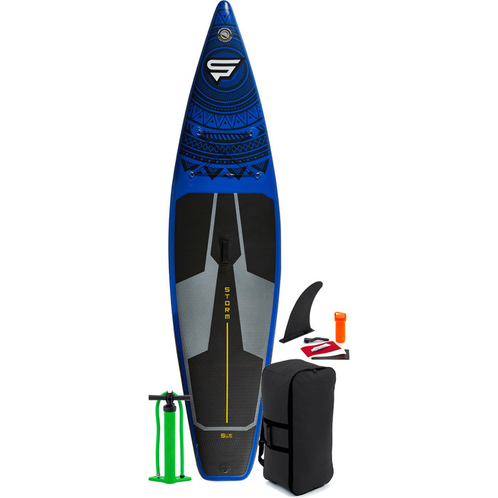 2021 Storm Tourer 11'6 Inflatable Stand Up Paddle Board Package - Board, Bag, Pump - Blue