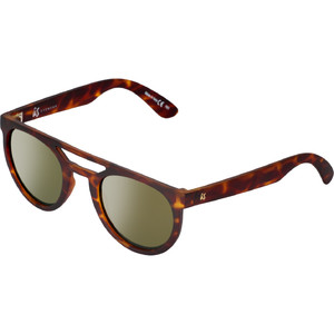 2021 US The Neos Polarised Sunglasses 834 - Matte Tortoise Shell / Grey Gold Chrome Lenses