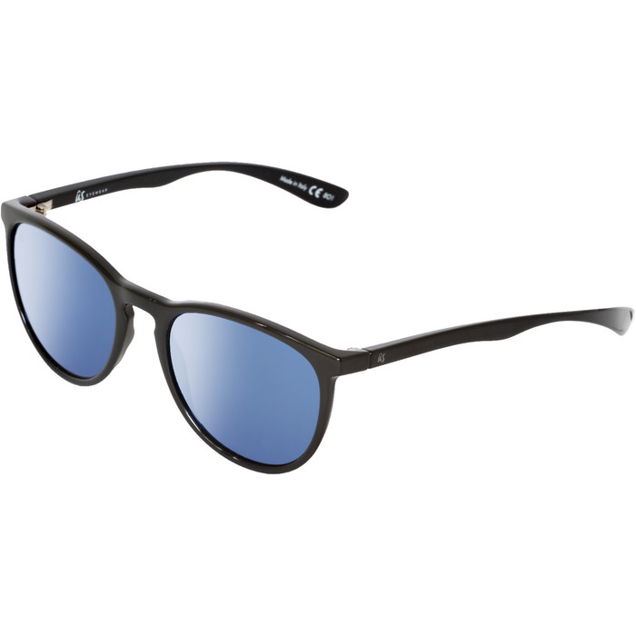 2021 US The Nobis Sunglasses 2472 - Gloss Black / Grey Blue Chrome