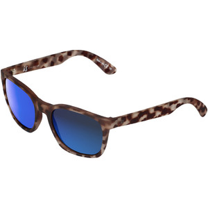 2021 Us Barys Sunglasses 820 - Matte Vintage Tortoise / Grey Blue Chrome