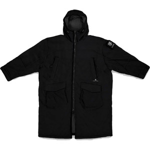 2021 Voited DryCoat Hooded Waterproof Change Robe / Poncho V21DCR - Black
