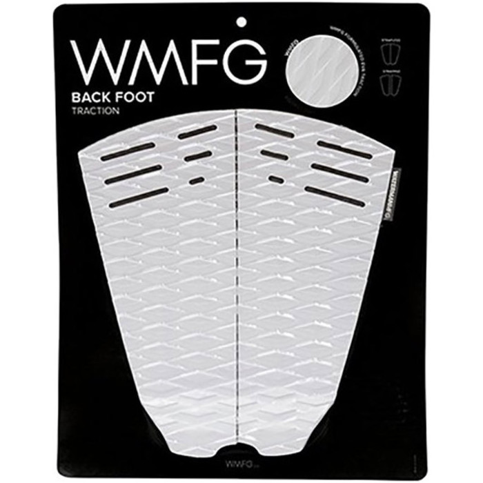 2019 WMFG Classic Back Foot Traction Pad White / Black 170015