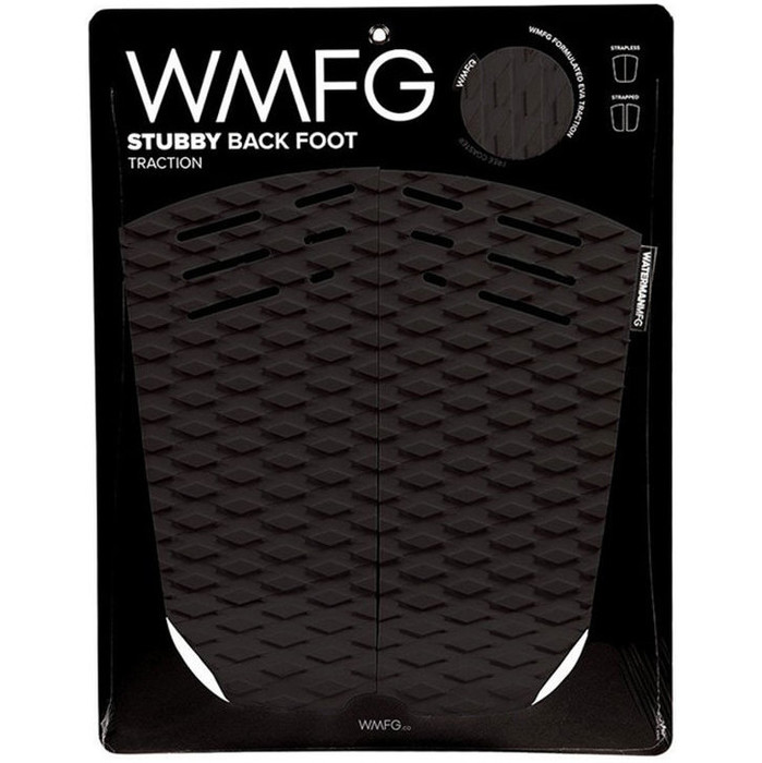 2019 WMFG Stubby Back Foot Traction Pad Black / White 170020