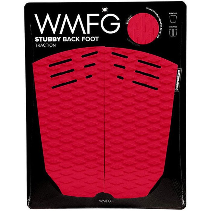 WMFG Stubby Back Foot Traction Pad Red 170020