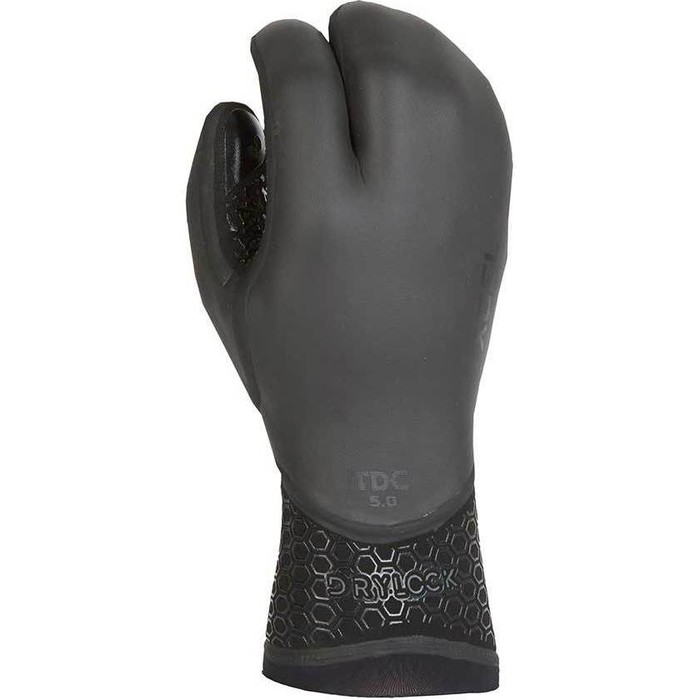 2020 Xcel Drylock 5mm 3 Finger Gloves ACV57387 - Black