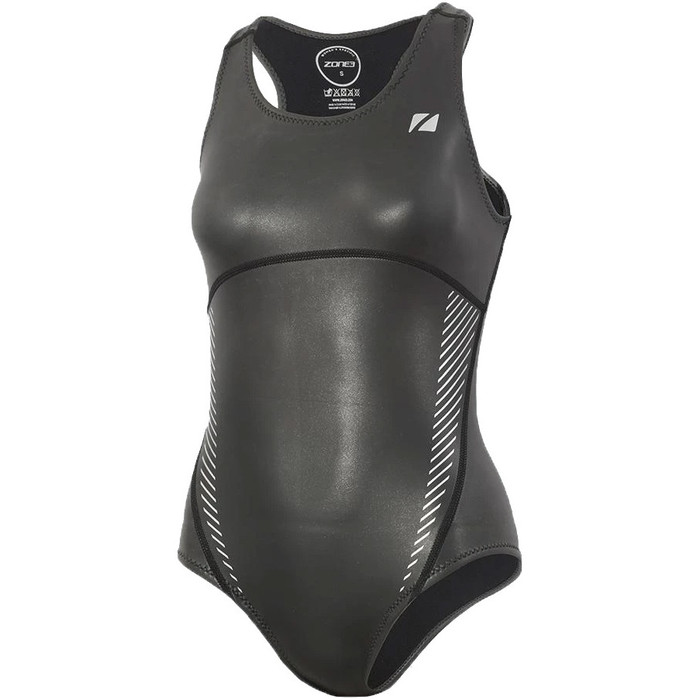2024 Zone3 Womens 1.5mm Neoprene Swim Suit NA18WSWI101 - Black