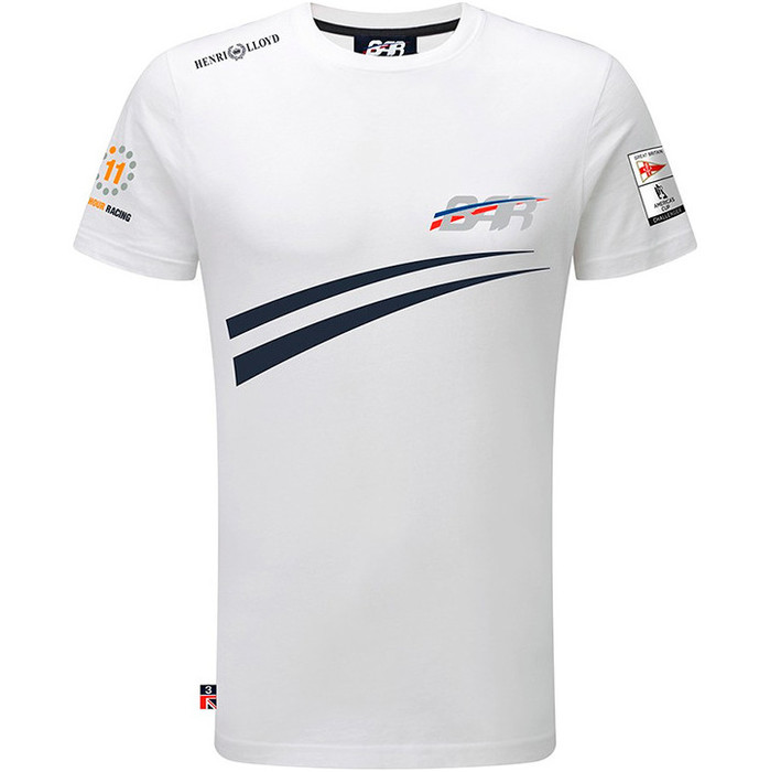 Henri Lloyd Mens Bar T Shirt in Bright White B31008 Clothing