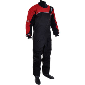 Crewsaver Cirrus Drysuit in Black / RED 6515 - SUIT ONLY