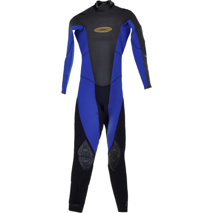 Gul FLEXOR 3/2 Mens Windsurf Steamer Wetsuit in BLACK / BLUE FX1201