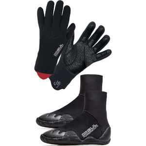 2022 GUL Junior 5mm Power Boots & Power Glove Bundle - Black