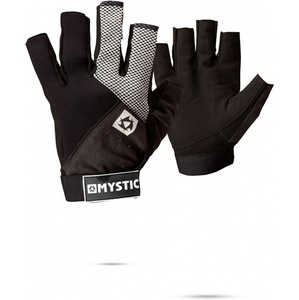 2022 Mystic Rash Neo Short Finger Gloves Black 130455