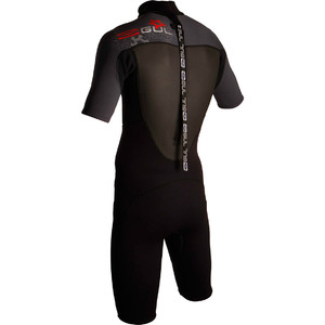 Gul Response 3/2mm Mens Shorty Wetsuit in Black / Graphite RE3319