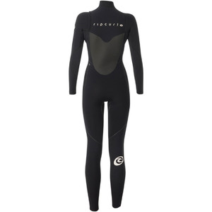 Rip Curl Ladies Flashbomb 5/3mm Chest Zip Wetsuit BLACK WSM5GG - WAREHOUSE 2ND