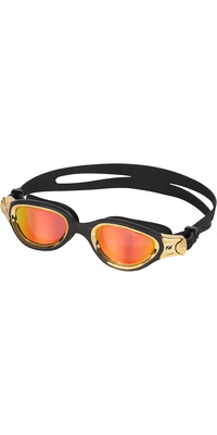 2026 Zone3 Venator-X Swim Goggles SA21GOGVE - Black / Gold