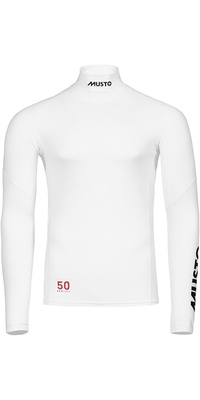 2026 Musto Mens Champ Long Sleeve Rash Vest 82091 - White
