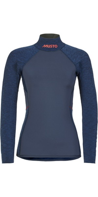 2026 Musto Womens Flexlite Alumin 3.0 Long Sleeve Top 82083 - Midnight Marl