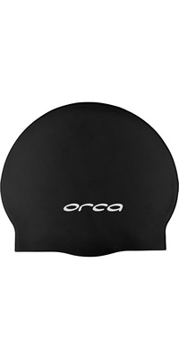 2026 Orca Silicone Swim Cap DVA00050 - Black