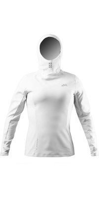 Zhik Womens ZhikMotion Long Sleeve UPF50+ Hooded Top ATP-0100-W-PLT - Platinum