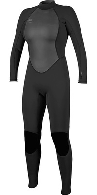 2025 ONeill Womens Reactor II 5/3mm Back Zip Wetsuit 5068 - Black
