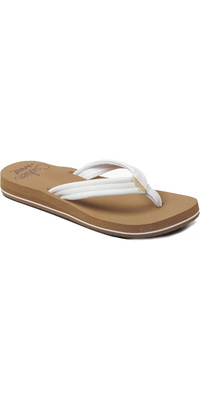 2026 Reef Womens Cushion Breeze Flip Flops RF001454CLD - Cloud