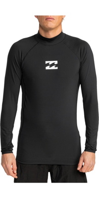 2026 Billabong Mens Waves All Day UV50 Long Sleeve Rash Vest EBYWR00102 - Black